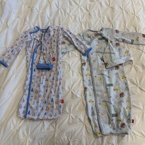 NWOT 2 FOR 1! Magnetic Me sleeper gown & hat set